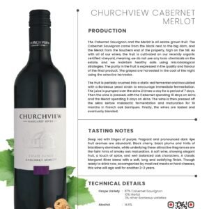 CHURCHVIEW CABERNET MERLOT 2017