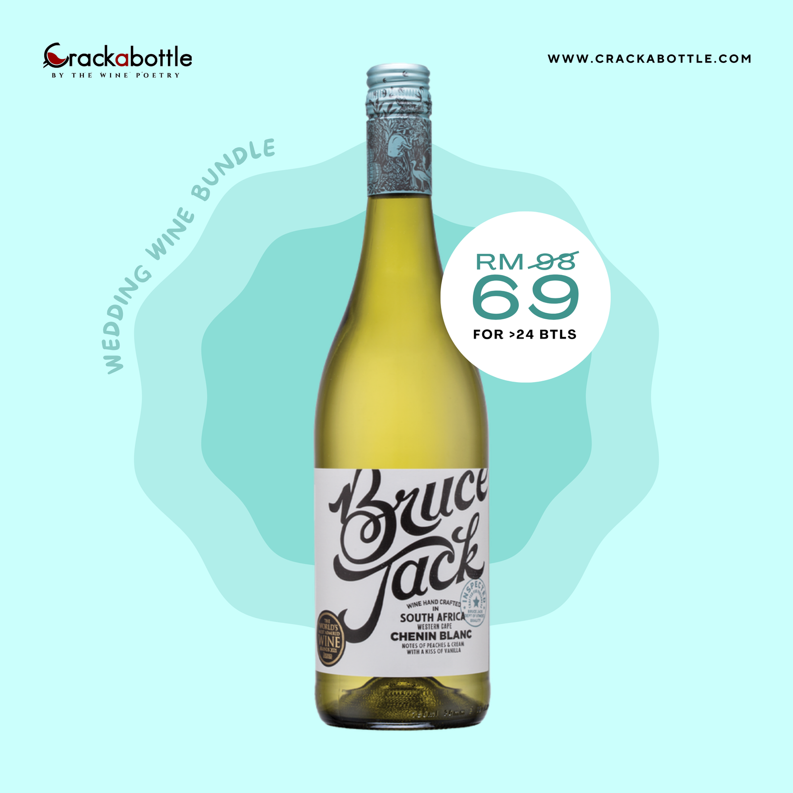 [Bulk] BRUCE JACK CHENIN BLANC 2023